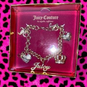 Juicy Couture Gold Charm Bracelet